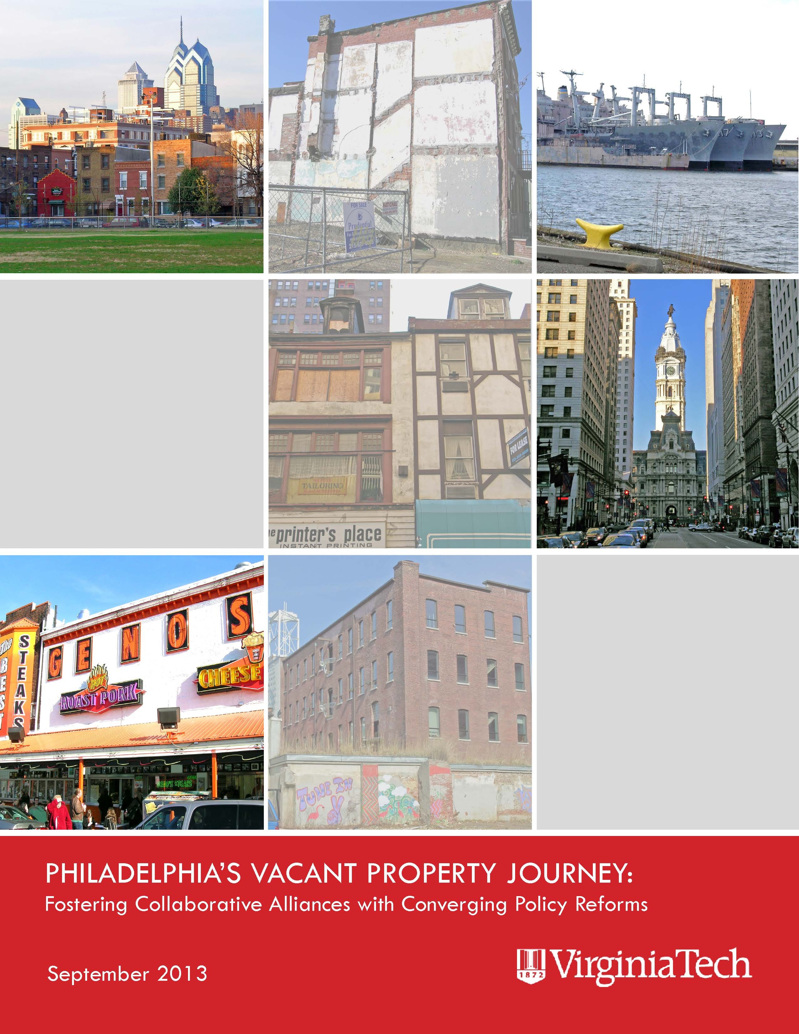 Philadelphia’s Vacant Property Journey: Fostering Collaborative Alliances with Converging Policy Ref